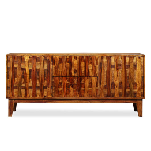 Credenza in Legno Massello di Acacia 160x45x70 cm 243946