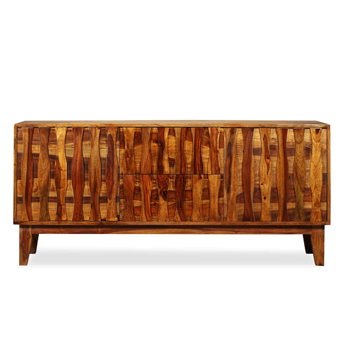 Credenza in Legno Massello di Acacia 160x45x70 cm 243946