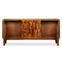 Credenza in Legno Massello di Acacia 160x45x70 cm 243946