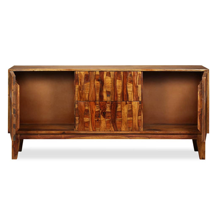 Credenza in Legno Massello di Acacia 160x45x70 cm 243946