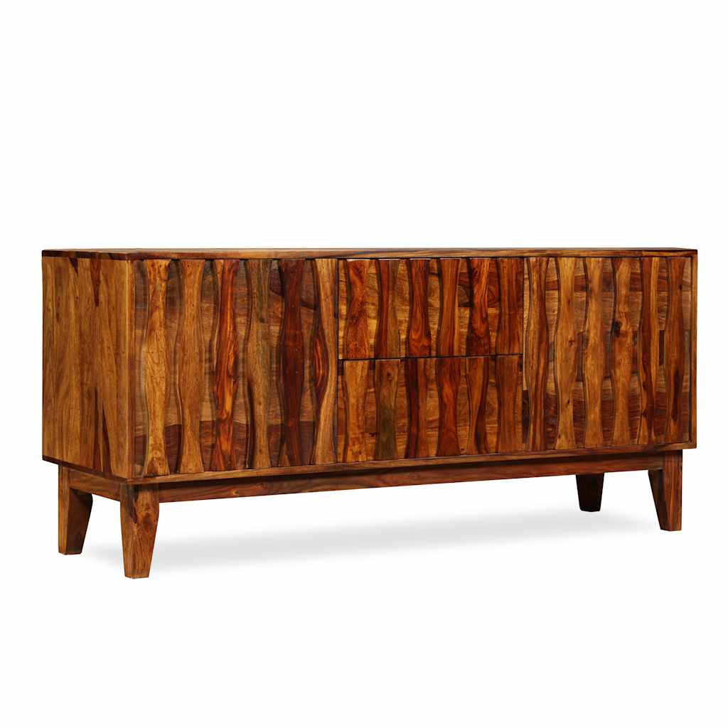 Credenza in Legno Massello di Acacia 160x45x70 cm 243946