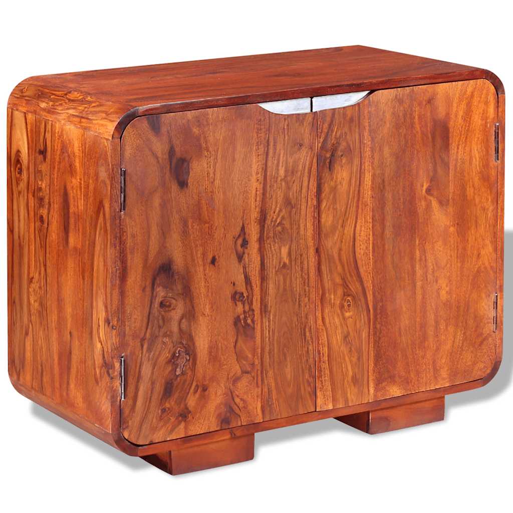 Credenza in Legno Massello di Acacia 75x35x60 cm 243955