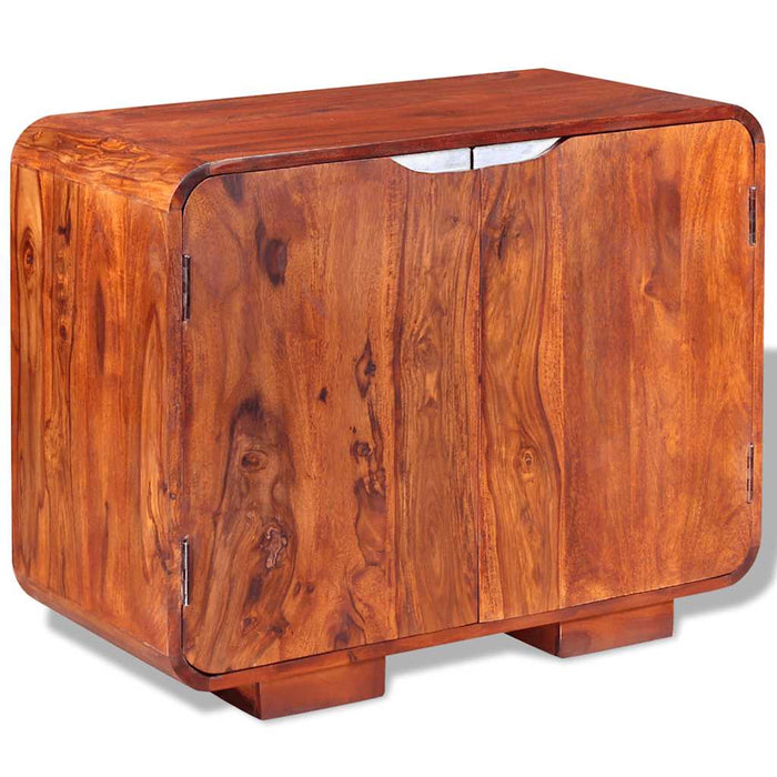 Credenza in Legno Massello di Acacia 75x35x60 cm 243955