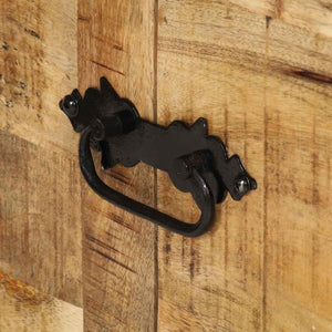 Tavolino da Salotto in Legno di Mango Grezzo 70x70x40 cm cod mxl 49694