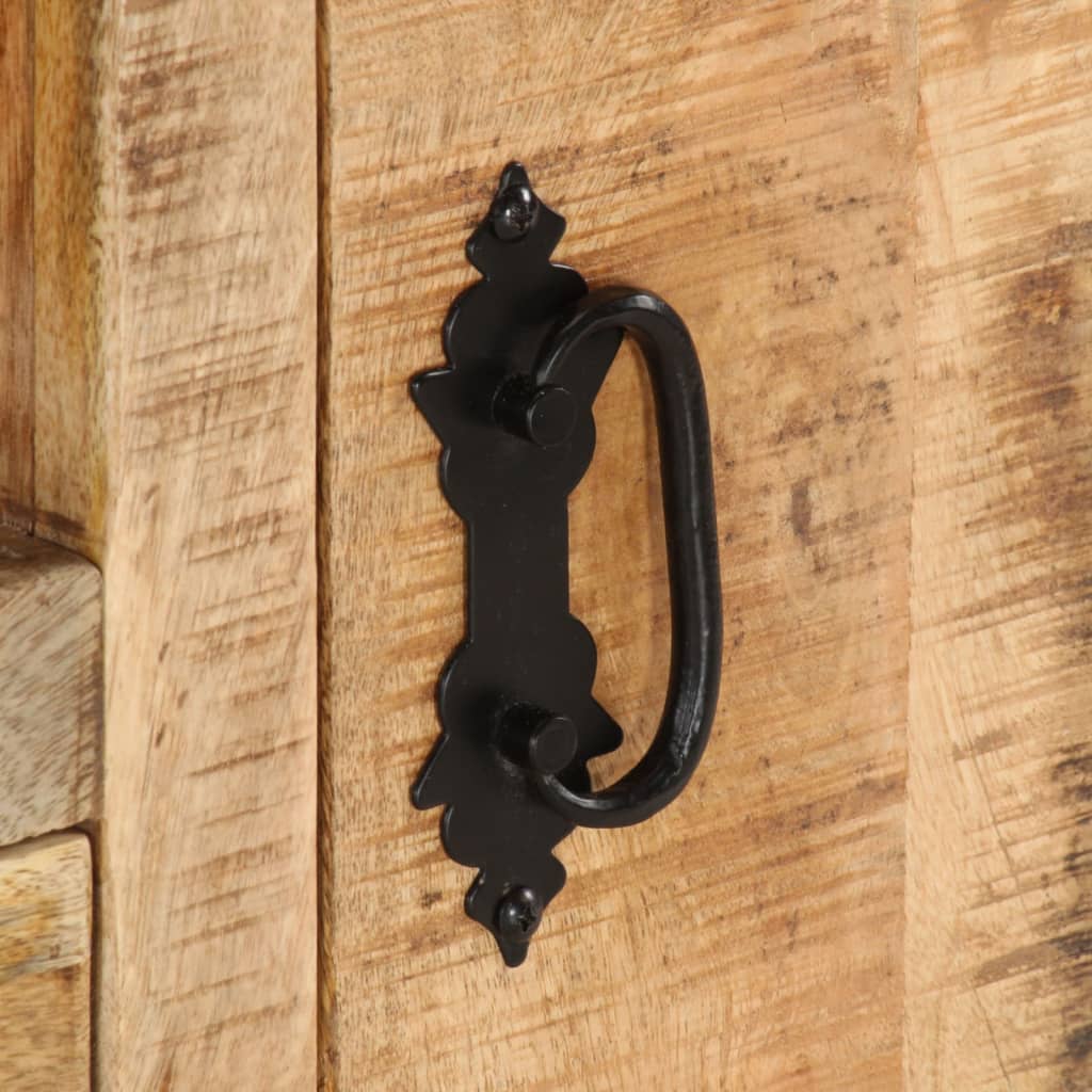 Mobile Porta TV in Legno Grezzo di Mango 110x30x50 cm 243983