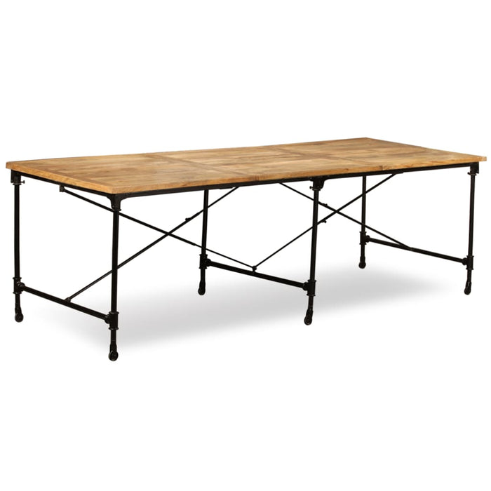 Tavolo da Pranzo in Legno Massello di Mango 240 cm 243992