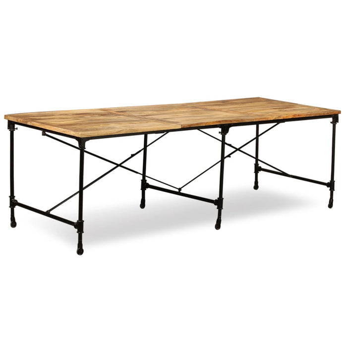 Tavolo da Pranzo in Legno Massello di Mango 240 cm 243992