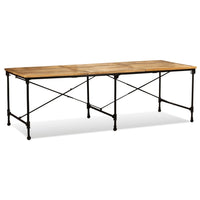 Tavolo da Pranzo in Legno Massello di Mango 240 cm      cod mxl 18590
