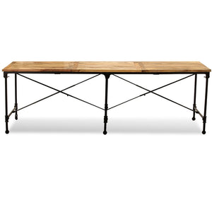 Tavolo da Pranzo in Legno Massello di Mango 240 cm 243992