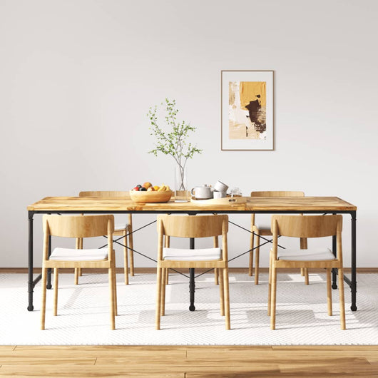 Tavolo da Pranzo in Legno Massello di Mango 240 cm 243992