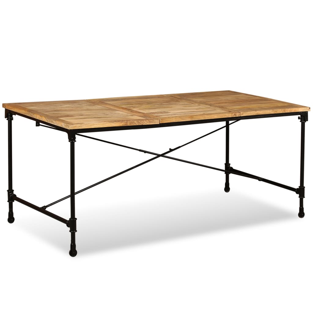 Tavolo da Pranzo in Legno Massello di Mango 180 cm     cod mxl 15985