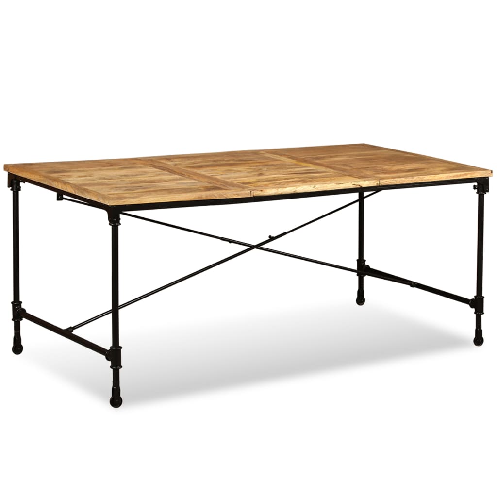 Tavolo da Pranzo in Legno Massello di Mango 180 cm     cod mxl 15985