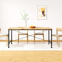 Tavolo da Pranzo in Legno Massello di Mango 180 cm 243993