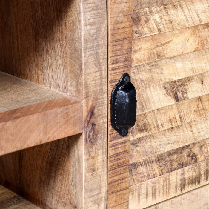 Mobile Porta TV in Legno Grezzo di Mango 120x30x50 cm 244009