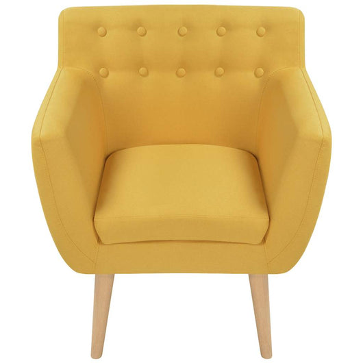 Poltrona Gialla in Tessuto 244069