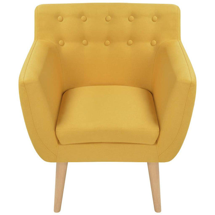 Poltrona Gialla in Tessuto 244069