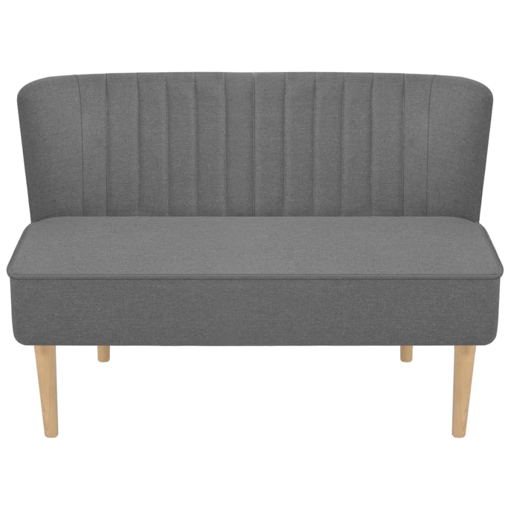 Divano in Stoffa 117x55,5x77 cm Grigio Chiaro cod mxl 6211