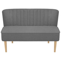 Divano in Stoffa 117x55,5x77 cm Grigio Chiaro cod mxl 6211