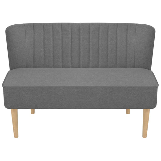 Divano in Stoffa 117x55,5x77 cm Grigio Chiaro cod mxl 6211