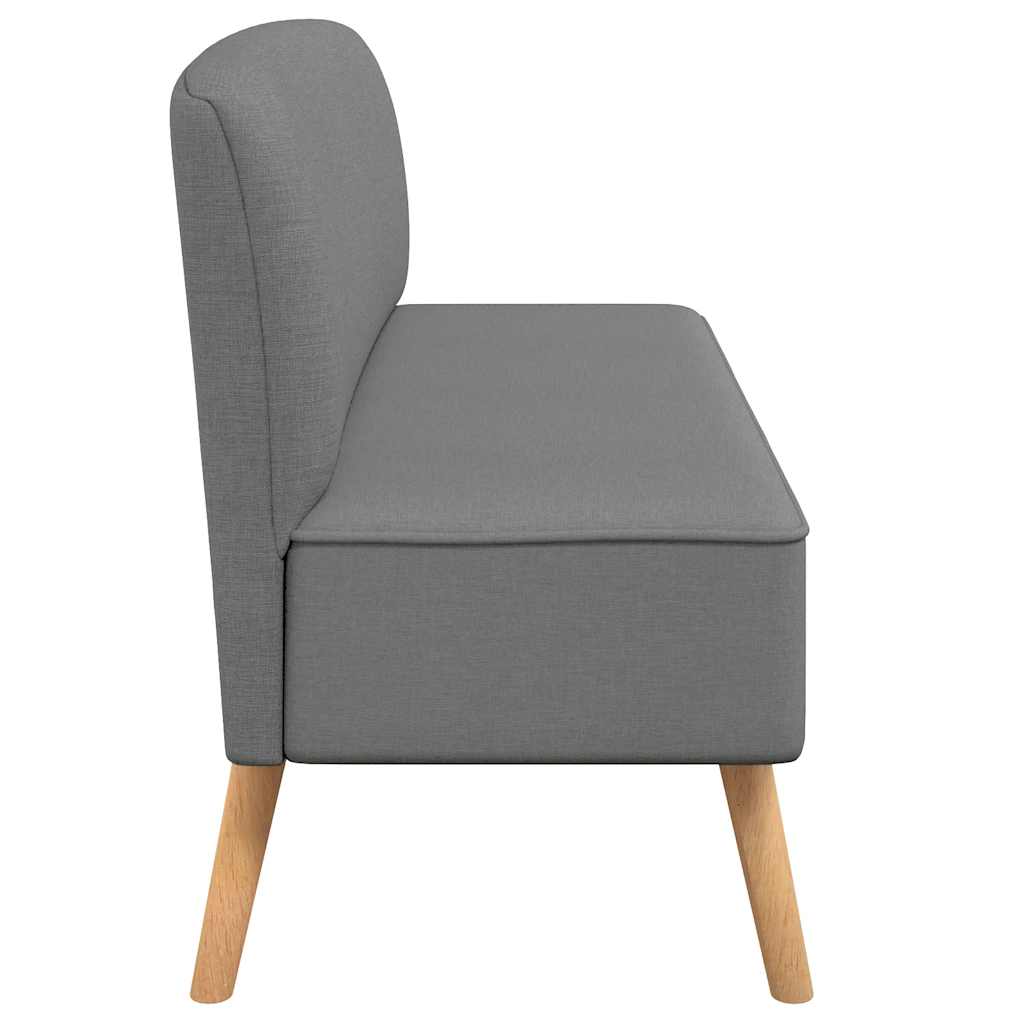 Divano in Tessuto 117x55,5x77 cm Grigio Chiaro 244070