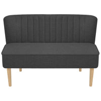 Divano in Stoffa 117x55,5x77 cm Grigio Scuro    cod mxl 76378