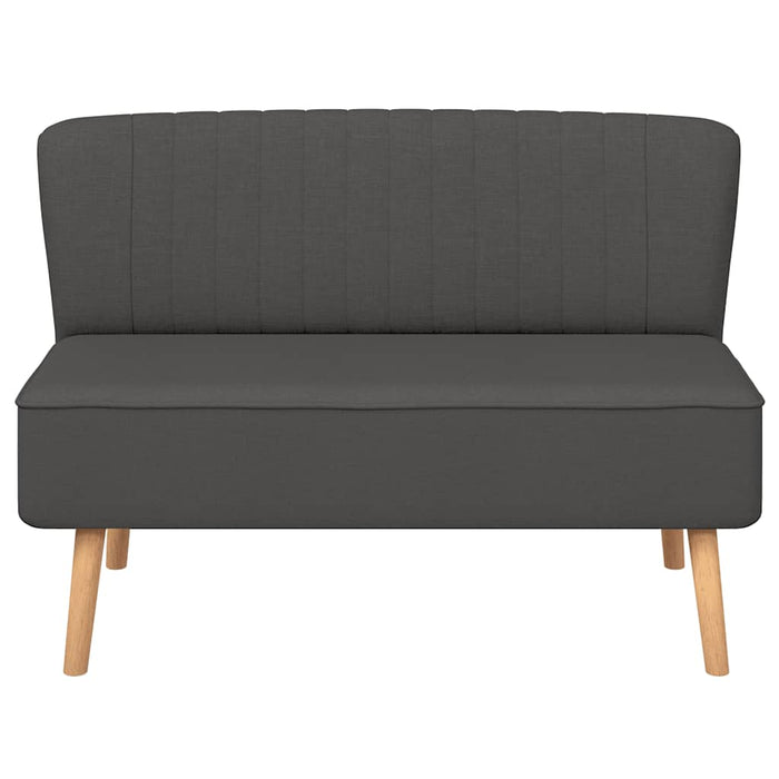 Divano in Tessuto 117x55,5x77 cm Grigio Scuro 244071