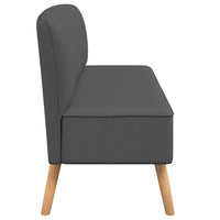 Divano in Tessuto 117x55,5x77 cm Grigio Scuro 244071