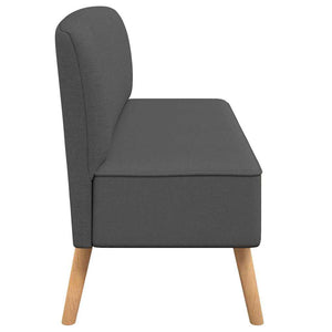 Divano in Tessuto 117x55,5x77 cm Grigio Scuro 244071