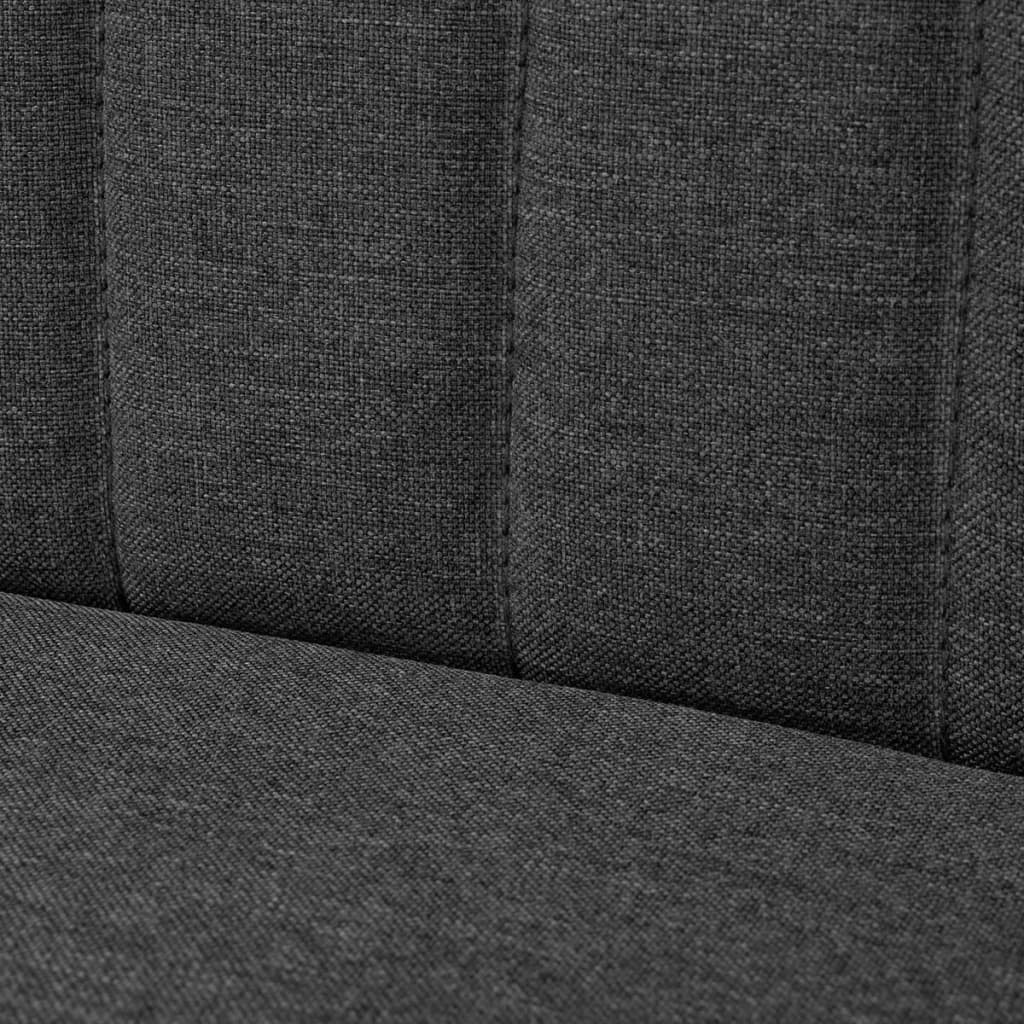 Divano in Stoffa 117x55,5x77 cm Grigio Scuro    cod mxl 76378