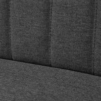 Divano in Tessuto 117x55,5x77 cm Grigio Scuro 244071