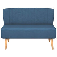 Divano in Tessuto 117x55,5x77 cm Blu 244072