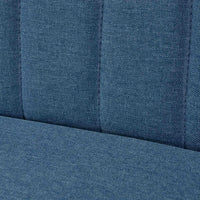 Divano in Tessuto 117x55,5x77 cm Blu 244072