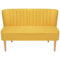 Divano in Stoffa 117x55,5x77 cm Giallo  cod mxl 68587