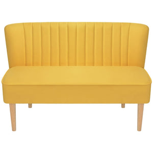 Divano in Stoffa 117x55,5x77 cm Giallo  cod mxl 68587