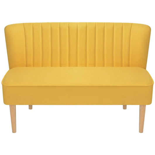 Divano in Stoffa 117x55,5x77 cm Giallo  cod mxl 68587
