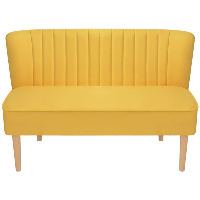 Divano in Stoffa 117x55,5x77 cm Giallo  cod mxl 68587