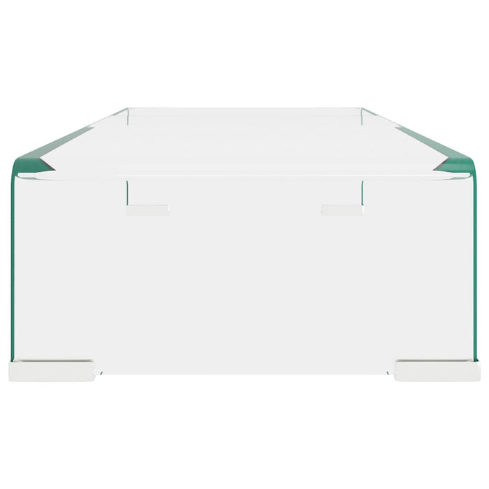 Mobile/Rialzo Porta TV in Vetro Trasparente 60x25x11 cm cod mxl 22523