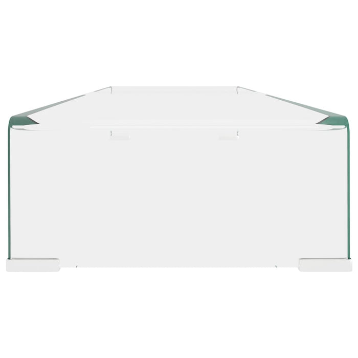 Mobile/Rialzo Porta TV in Vetro Trasparente 110x30x13 cm cod mxl 22672