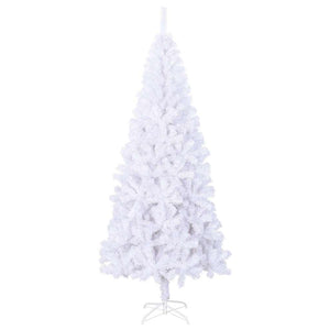 Albero di Natale Artificiale L 240 cm Bianco 244193