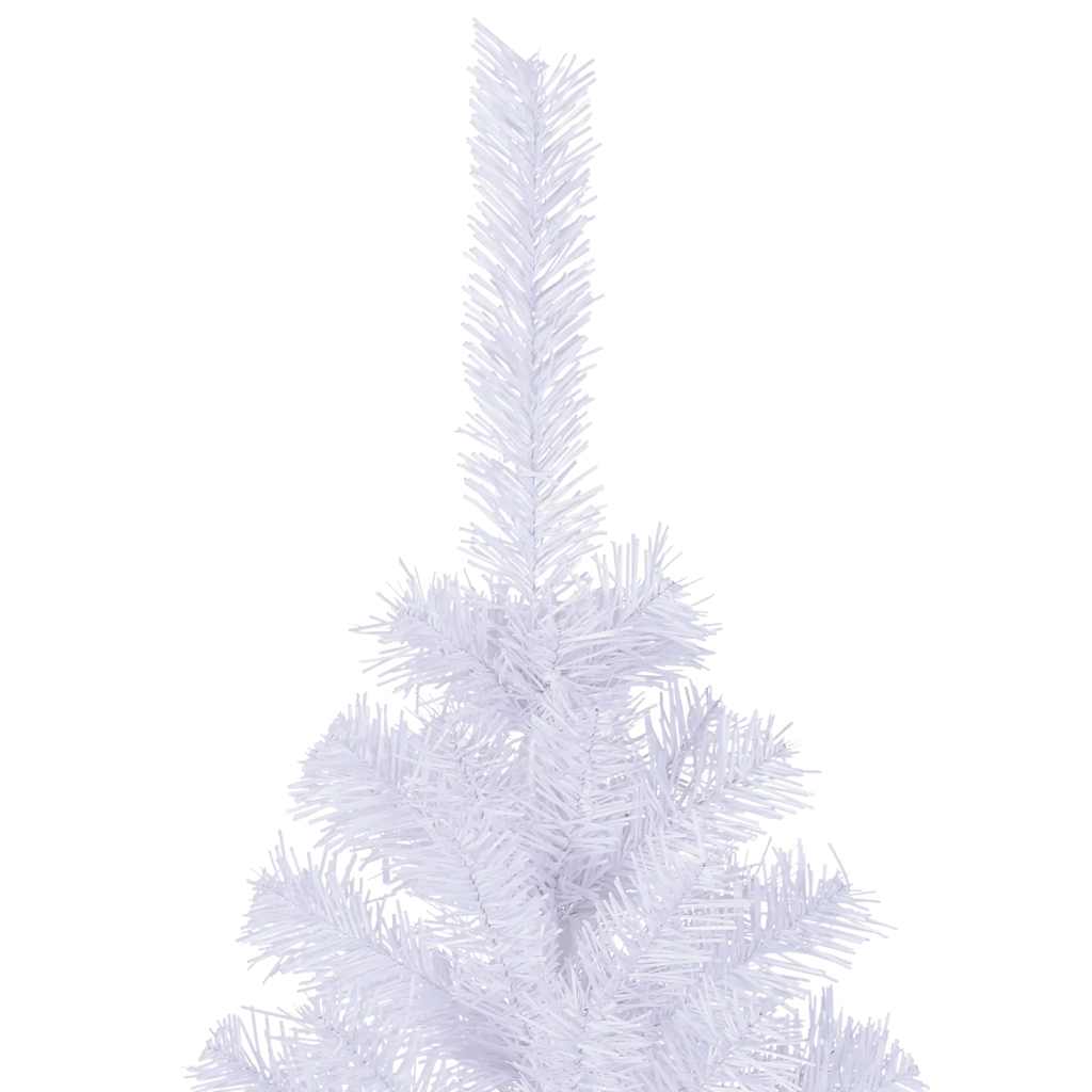 Albero di Natale Artificiale L 240 cm Bianco 244193