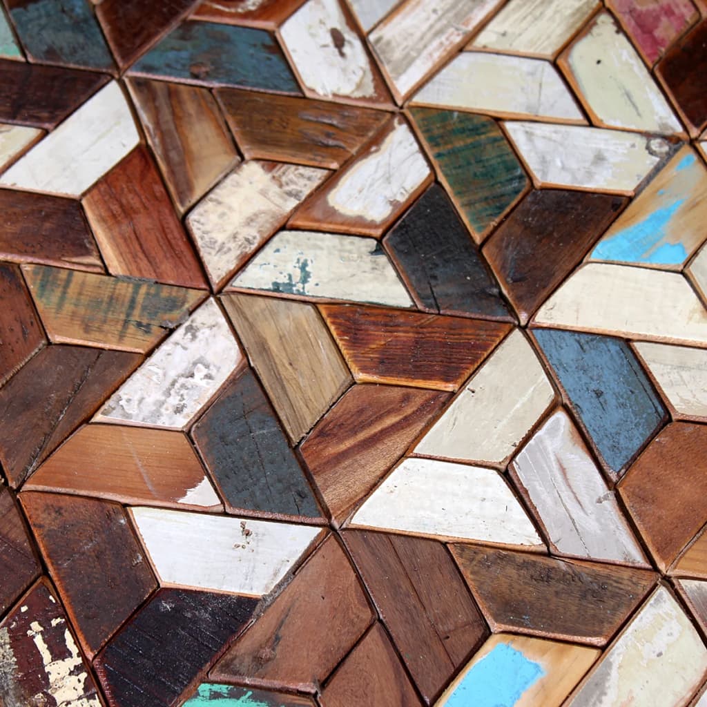 Set Tavolino da Salotto 3 pz in Legno Massello Riciclato 244229