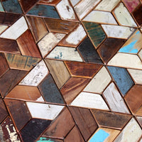 Set Tavolino da Salotto 3 pz in Legno Massello Riciclato 244229