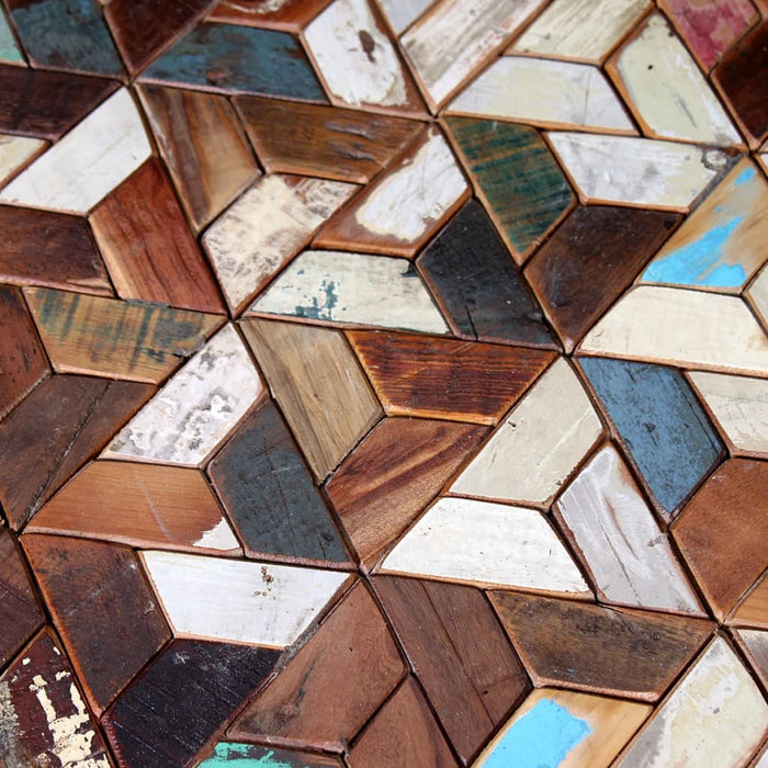 Set Tavolino da Salotto 3 pz in Legno Massello Riciclato 244229