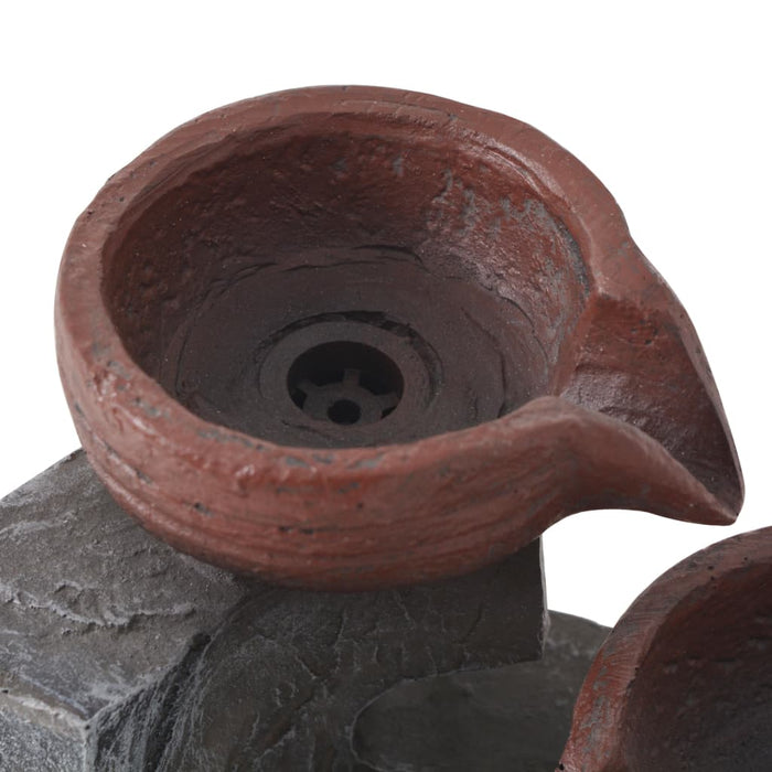 Fontana da Interni con Luce a LED in Poliresina 244284