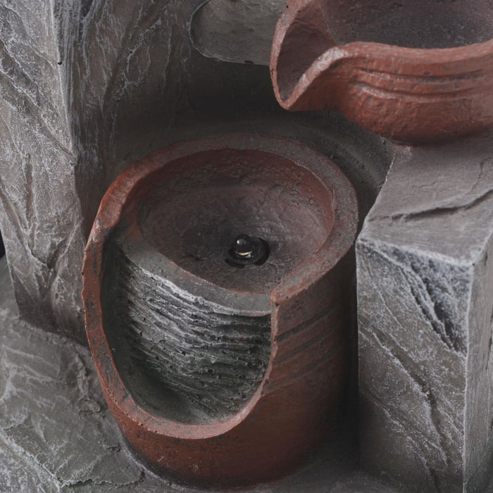 Fontana da Interni con Luce a LED in Poliresina 244284