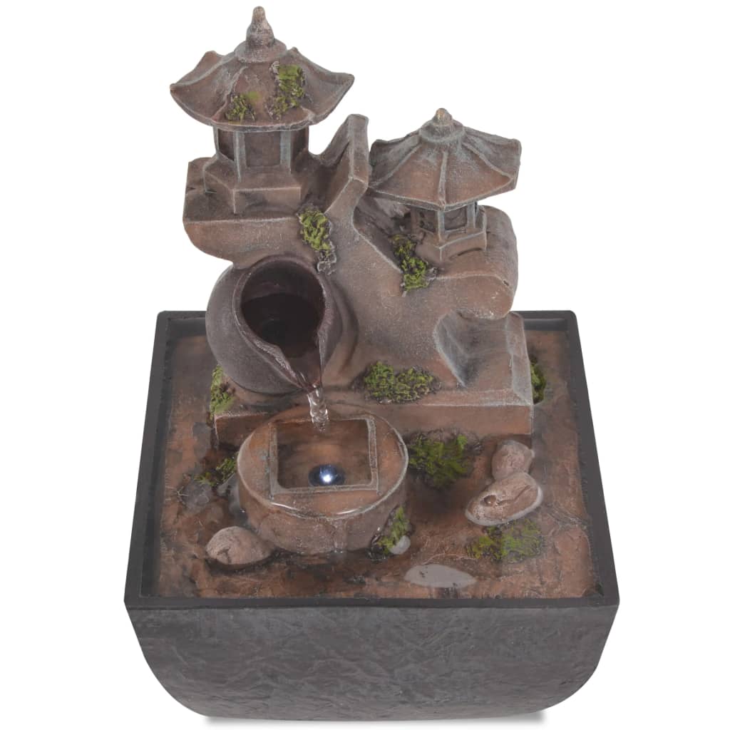 Fontana da Interni con Luce a LED in Poliresina 244286