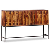Credenza in Legno Massello di Acacia 120x30x80 cm 244345