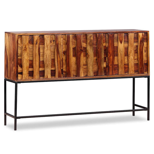 Credenza in Legno Massello di Acacia 120x30x80 cm 244345