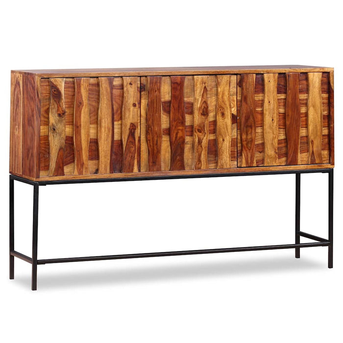 Credenza in Legno Massello di Acacia 120x30x80 cm 244345