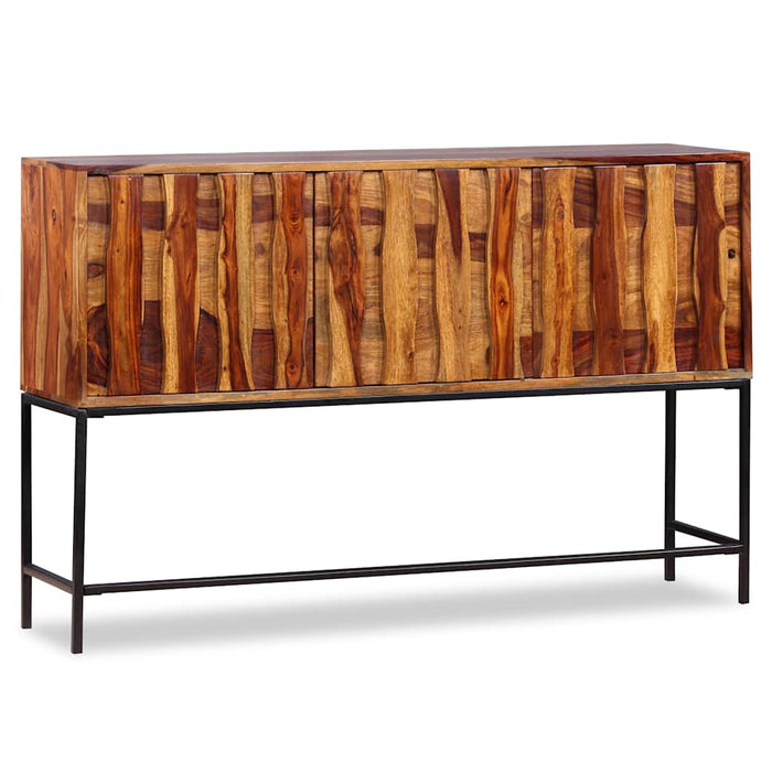Credenza in Legno Massello di Acacia 120x30x80 cm 244345